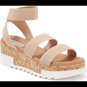 Steve Madden Belladonna Ankle Strap Wedge Sandal size 6.5